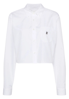 Givenchy logo-plaque shirt - White