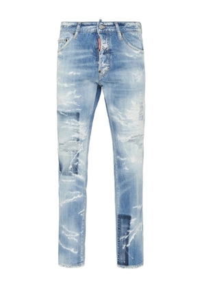 DSQUARED2 ripped washed jeans - Blue