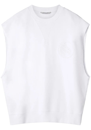 Stella McCartney S-Wave cotton tank top - White