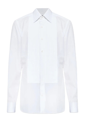 TOM FORD pleated shirt - White