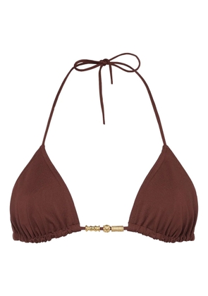 ERES Éphémère triangle bikini top - Brown