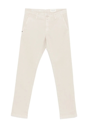 Jacob Cohën button fly straight-leg trousers - Neutrals
