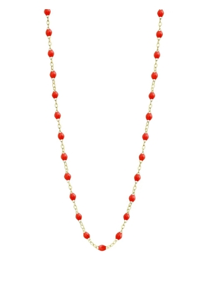 Gigi Clozeau 18K yellow gold coral necklace - Orange