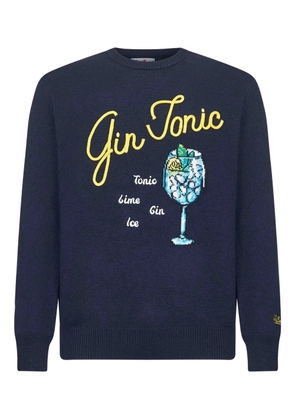 MC2 Saint Barth graphic-print sweater - Blue