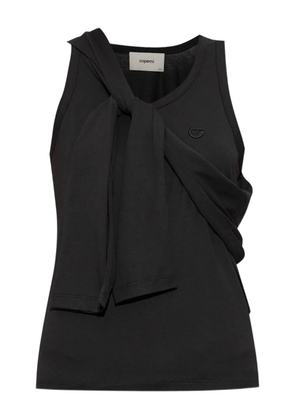 Coperni layered tank top - Black