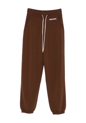 Patrizia Pepe drawstring-waist track pants - Brown