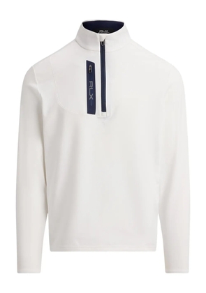 RLX Ralph Lauren half-zip mock-neck sweatshirt - White