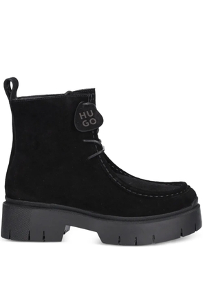 HUGO suede boots - Black