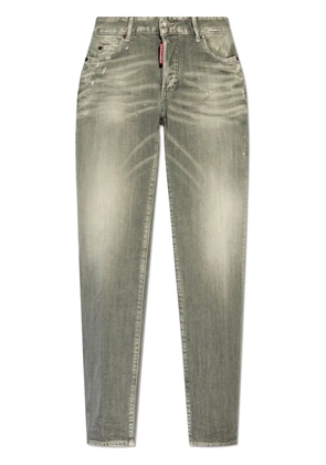 DSQUARED2 logo patch jeans - Grey