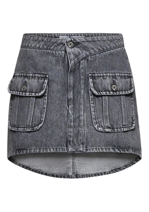 JW Anderson patch-pocket mini skirt - Grey