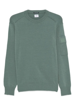 C.P. Company patch-pocket crew-neck sweater - Green