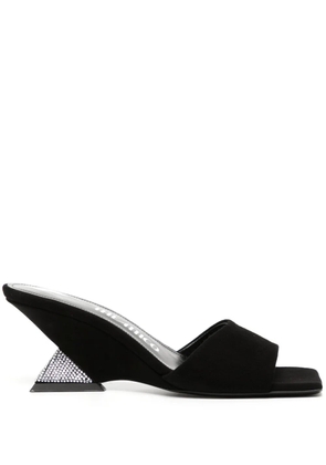 The Attico Cheope 60mm wedge sandals - Black