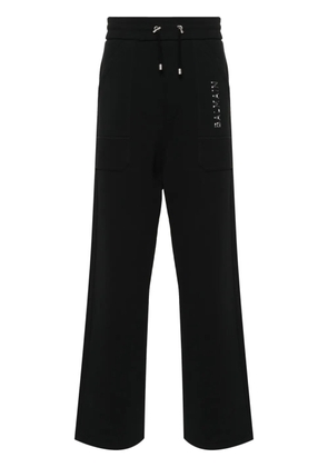 Balmain wide-leg cotton track pants - Black