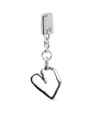 Parts of Four Jazz's Heart single drop earring - Silver