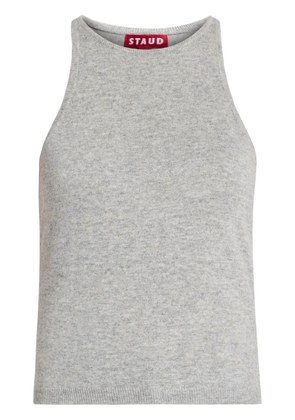 STAUD Ayana ribbed-knit tank top - Grey
