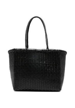 DRAGON DIFFUSION small braided-handle tote bag - Black