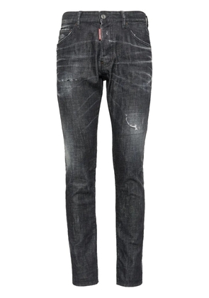 DSQUARED2 slim-fit cropped jeans - Black