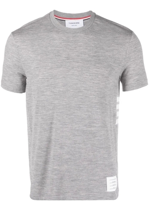 Thom Browne 4-Bar wool T-shirt - Grey