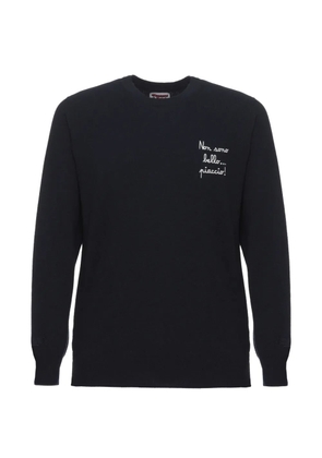 MC2 Saint Barth logo-embroidery sweatshirt - Blue