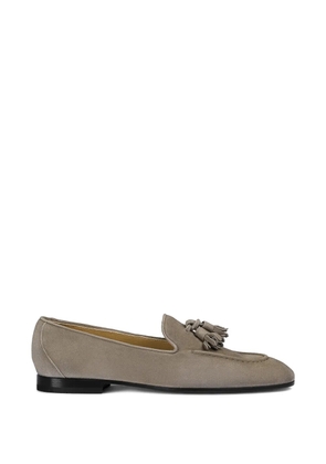 Doucal's suede tassels loafers - Grey