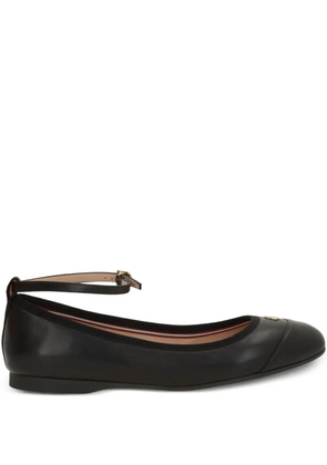 Bally ankle-strap ballet flats - Black