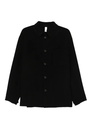 Hevo button-down shirt jacket - Black