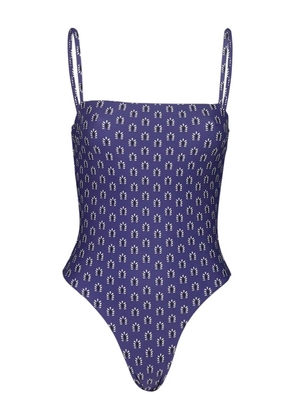 Matteau Malliot square-neck swimsuit - Blue