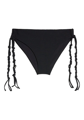 Jil Sander Tangle braided-trim bikini bottoms - Black