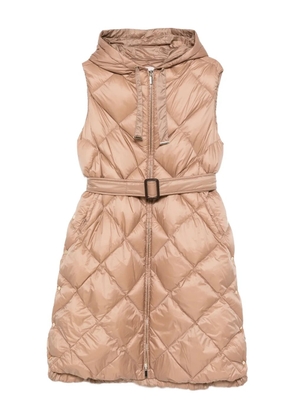 Max Mara belted quilted coat - Neutrals