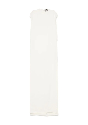 TOM FORD sleeveless round-neck maxi day dress - Neutrals