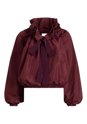 Patou puff-sleeve blouse - Red