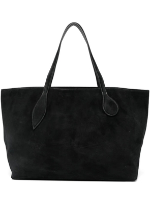 Liffner Mega Sprout suede tote bag - Black