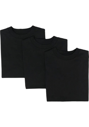 Jil Sander logo-patch T-shirt (pack of 3) - Black