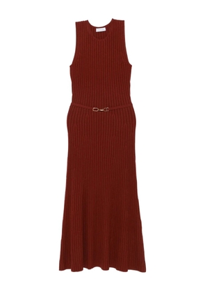 Gabriela Hearst ribbed-knit dress - Brown