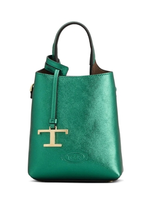 Tod's T Timeless leather mini bag - Green