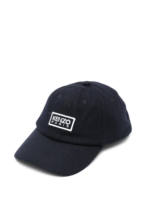 Kenzo logo-embroidered cap - Blue
