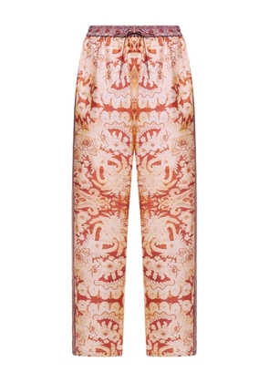 Pierre-Louis Mascia paisley-print drawstring-waist trousers - Pink