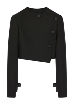 Courrèges oblique buttoned jacket - Black