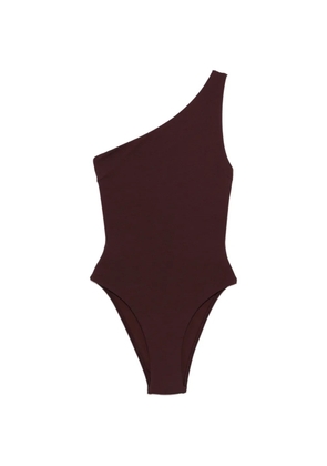 Matteau asymmetric swimsuit - Brown