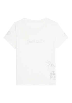 Zadig&Voltaire Alys rhinestone-embellished T-shirt - White