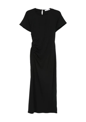 SAMSOE SAMSOE crew-neck midi dress - Black