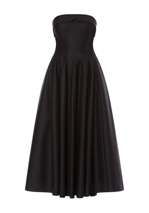 Alberta Ferretti wool-silk dress - Black