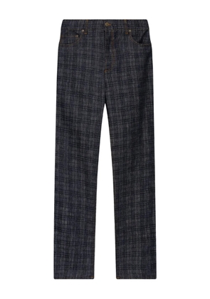 Burberry checked jeans - Blue