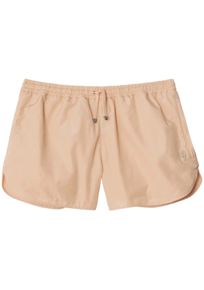 Burberry logo-plaque shorts - Neutrals