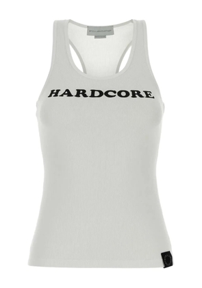 Stella McCartney slogan-print tank top - White