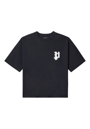 Purple Brand logo-detail T-shirt - Black