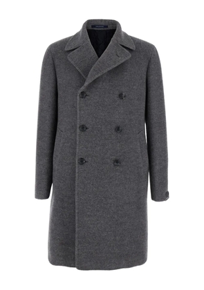 Tagliatore double-breasted wool coat - Grey