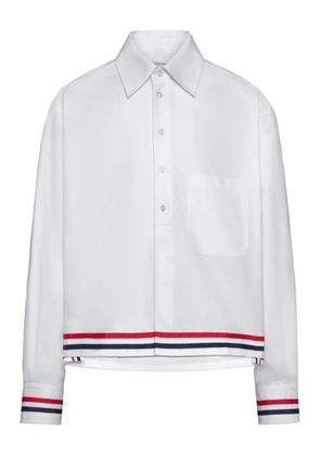 Thom Browne buttoned-cuffs shirt - White