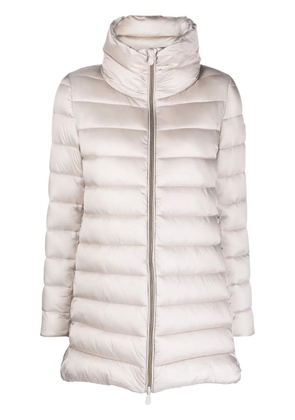 Save The Duck funnel-neck parka coat - Neutrals