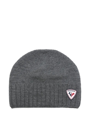 Rossignol Alan ribbed logo-patch beanie - Grey